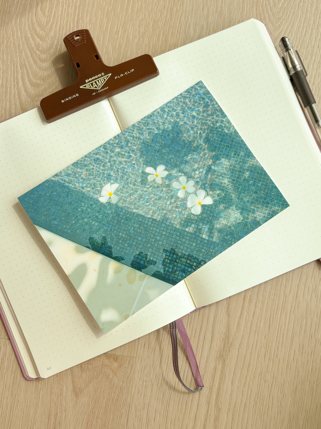 Floating Plumerias - Photography Print - 5X7"