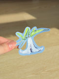 Clematis Waterproof Die Cut Sticker