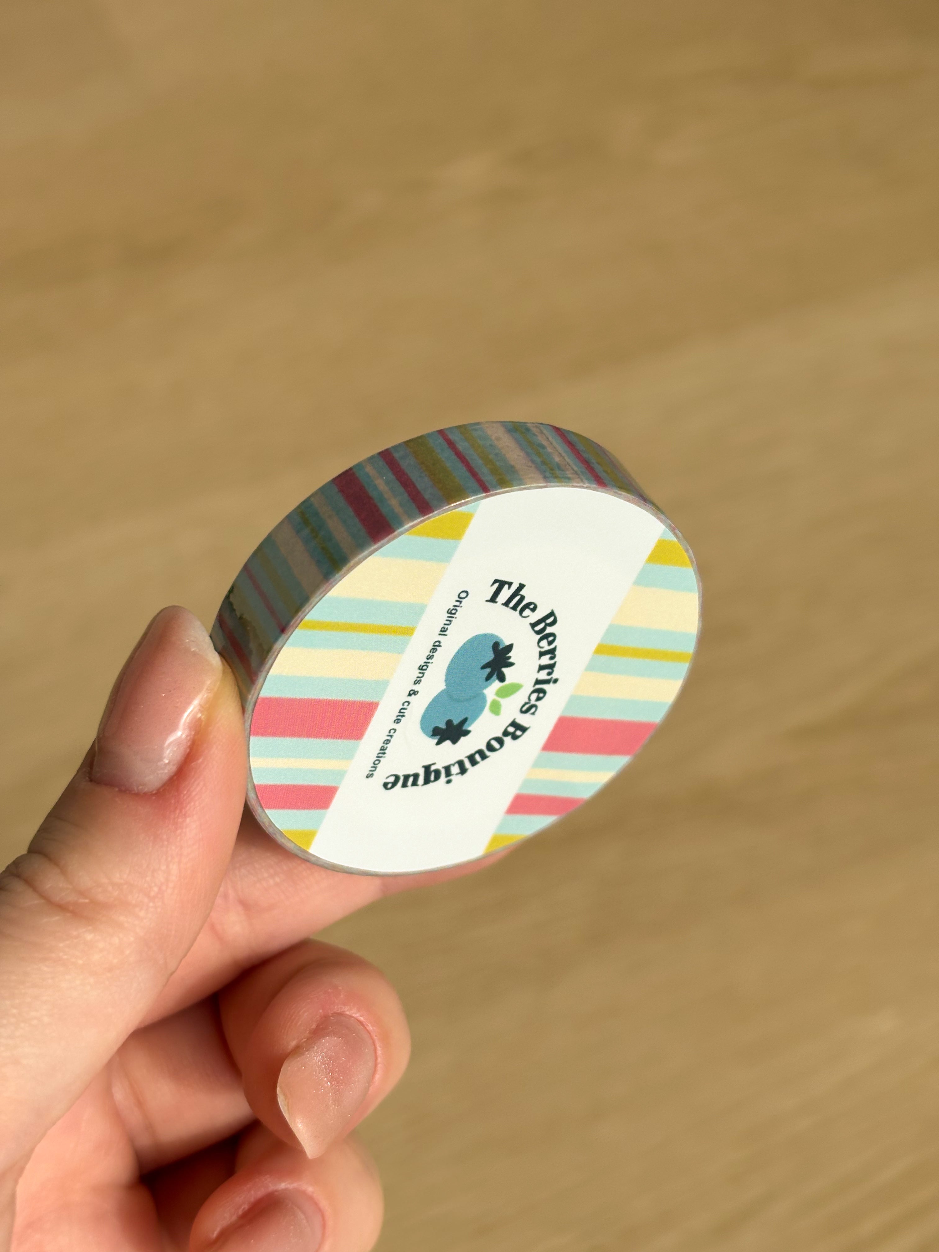 Y2K Stripes Washi Tape