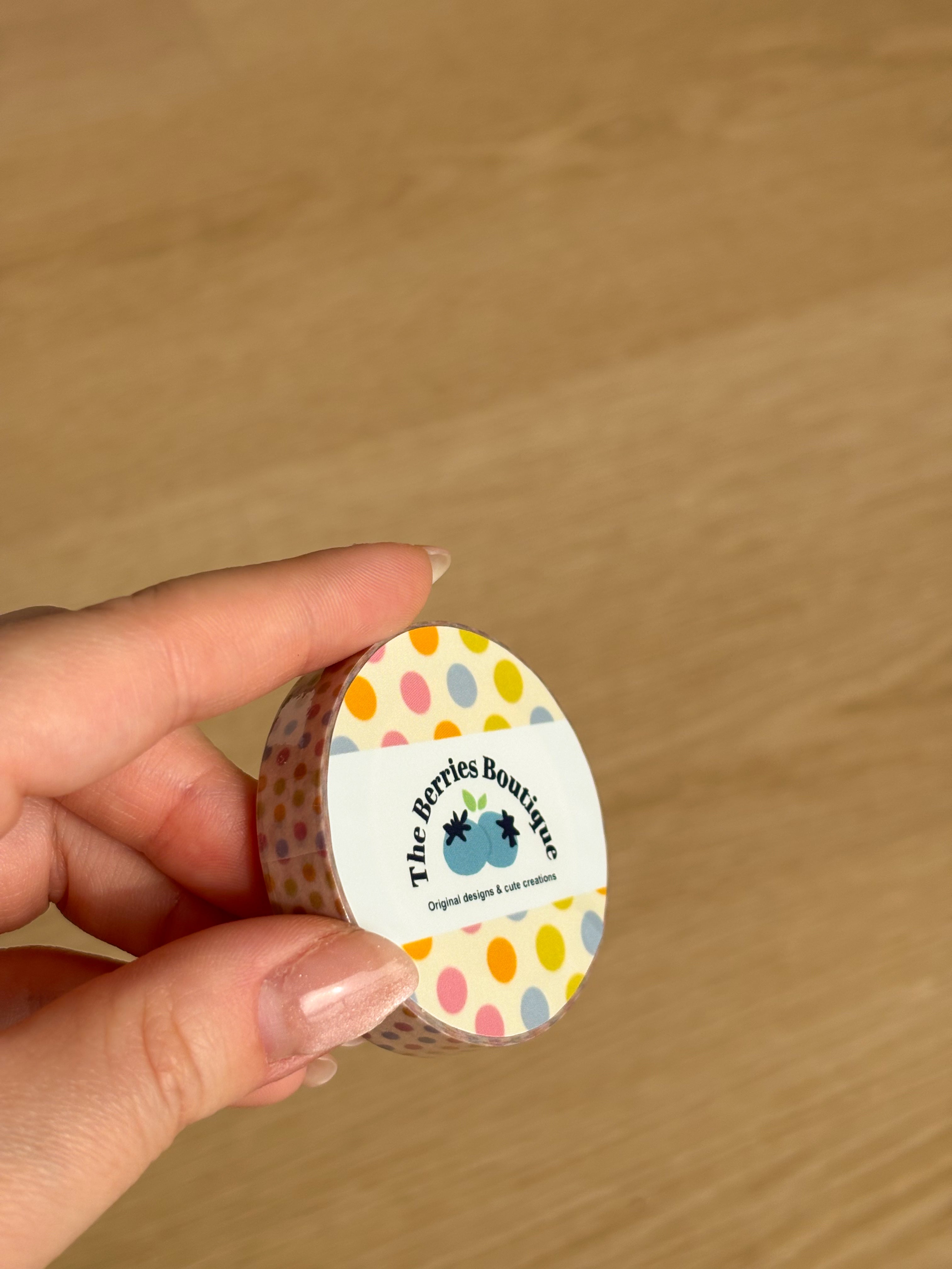 Pastel Polka Dots Washi Tape