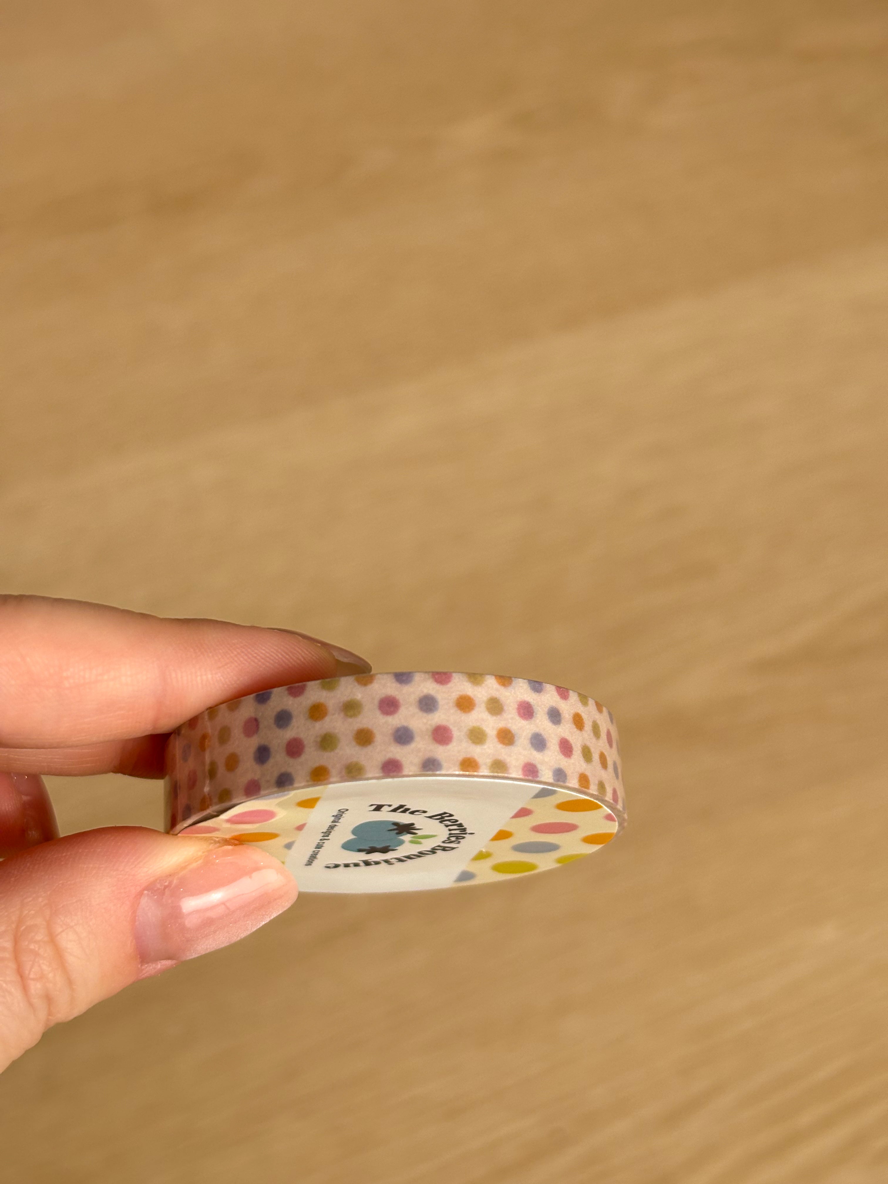 Pastel Polka Dots Washi Tape