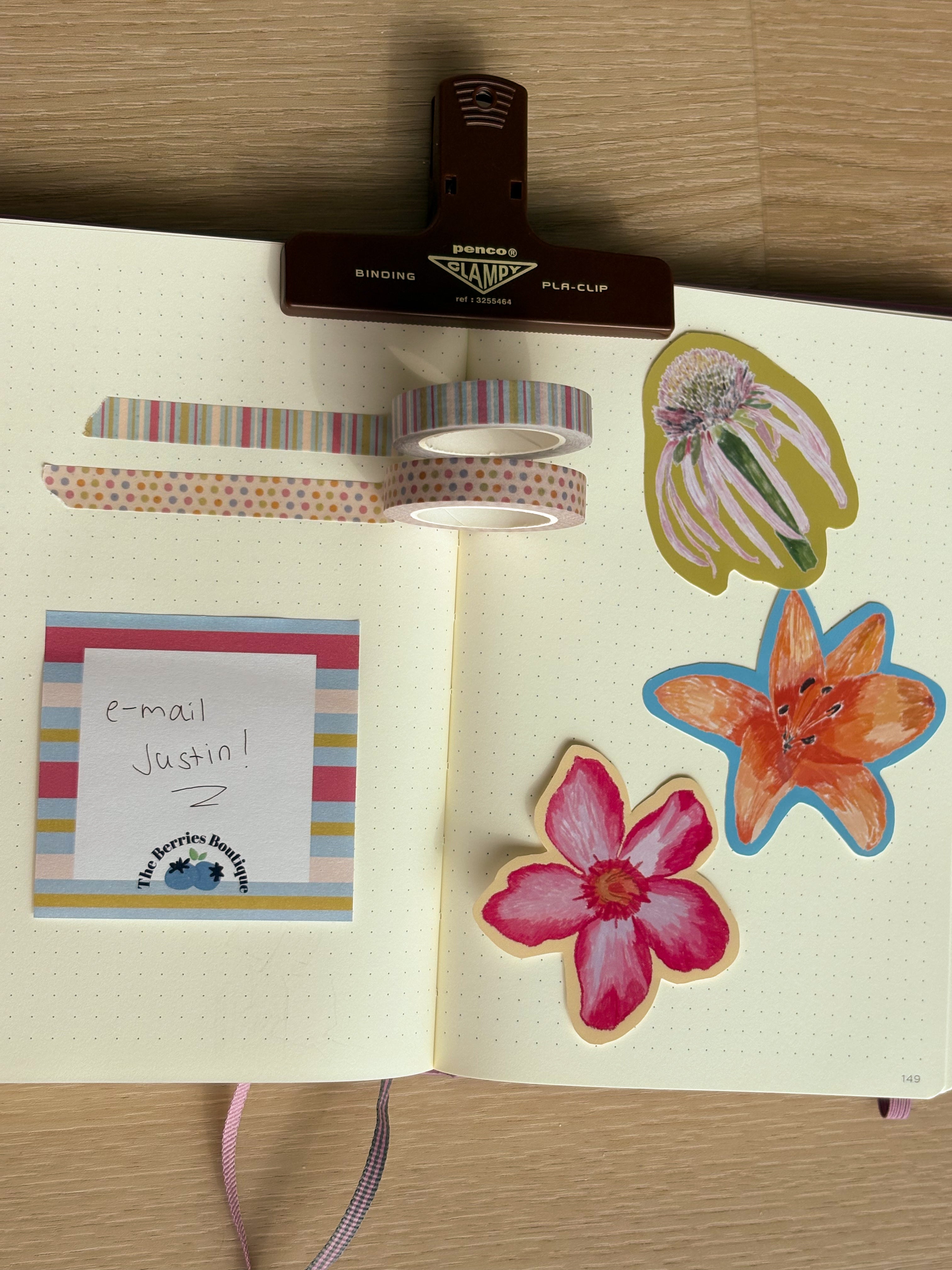 Plumeria Waterproof Die Cut Sticker