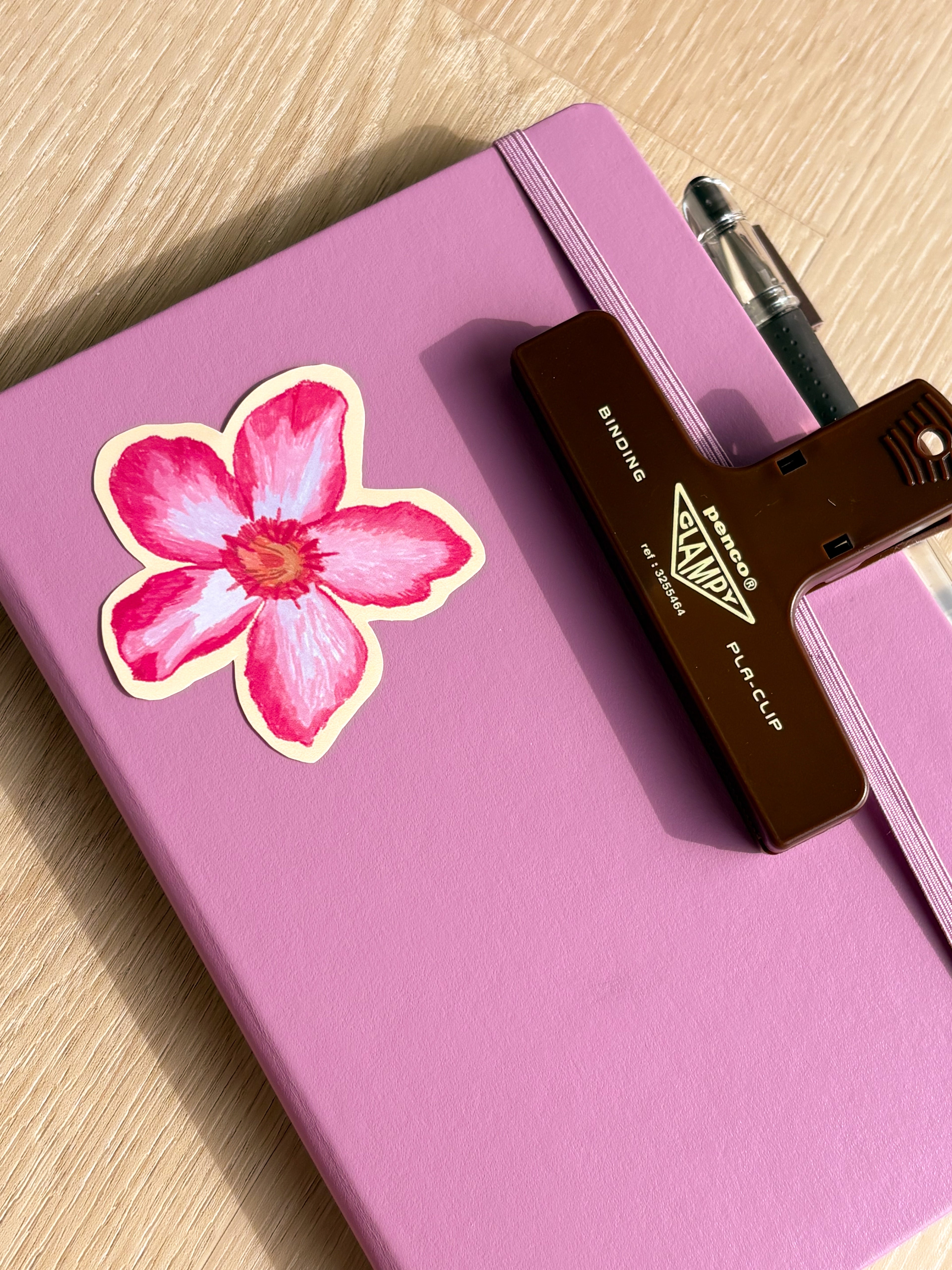 Plumeria Waterproof Die Cut Sticker