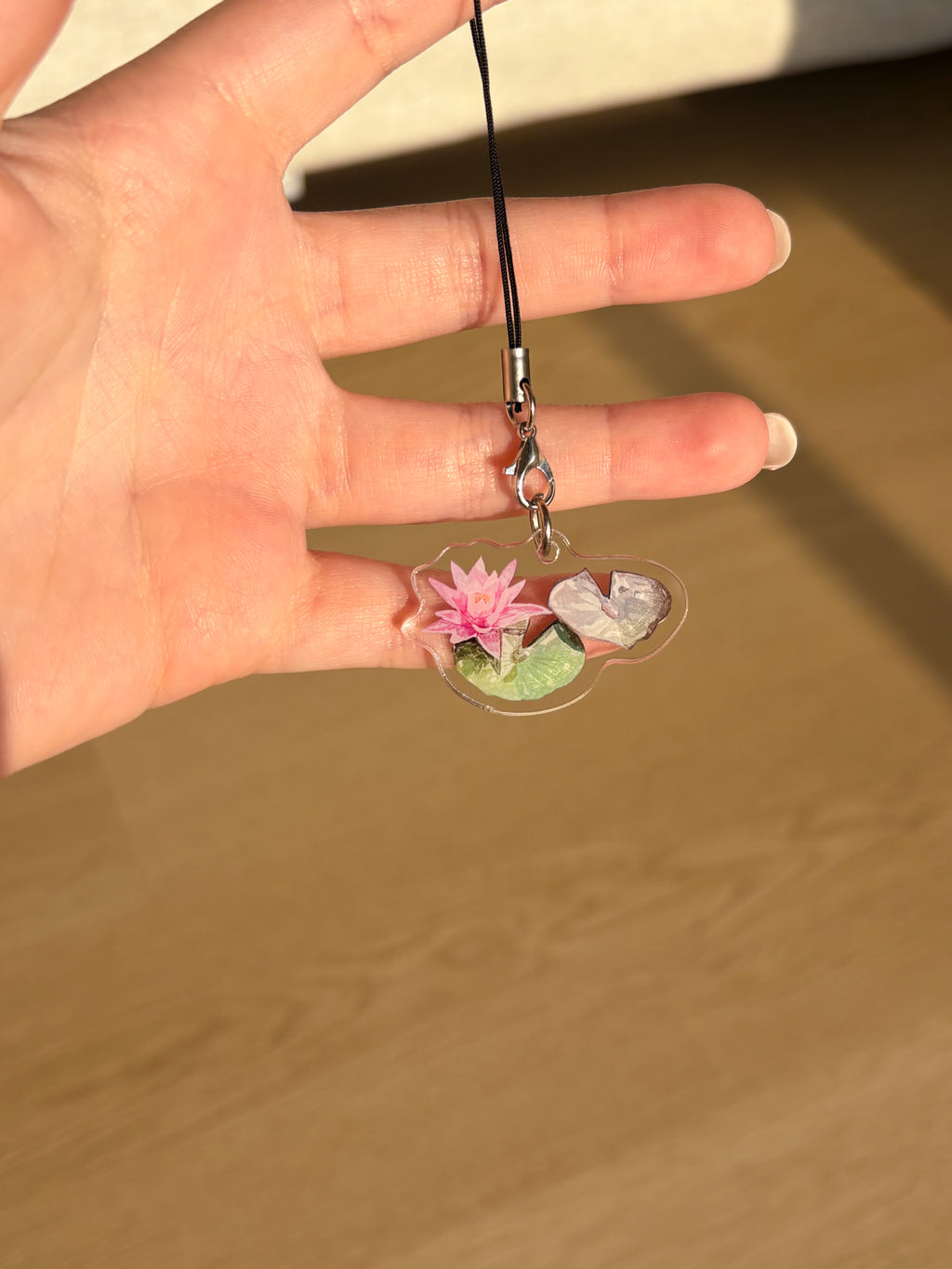 Lily Pad Acrylic Keychain