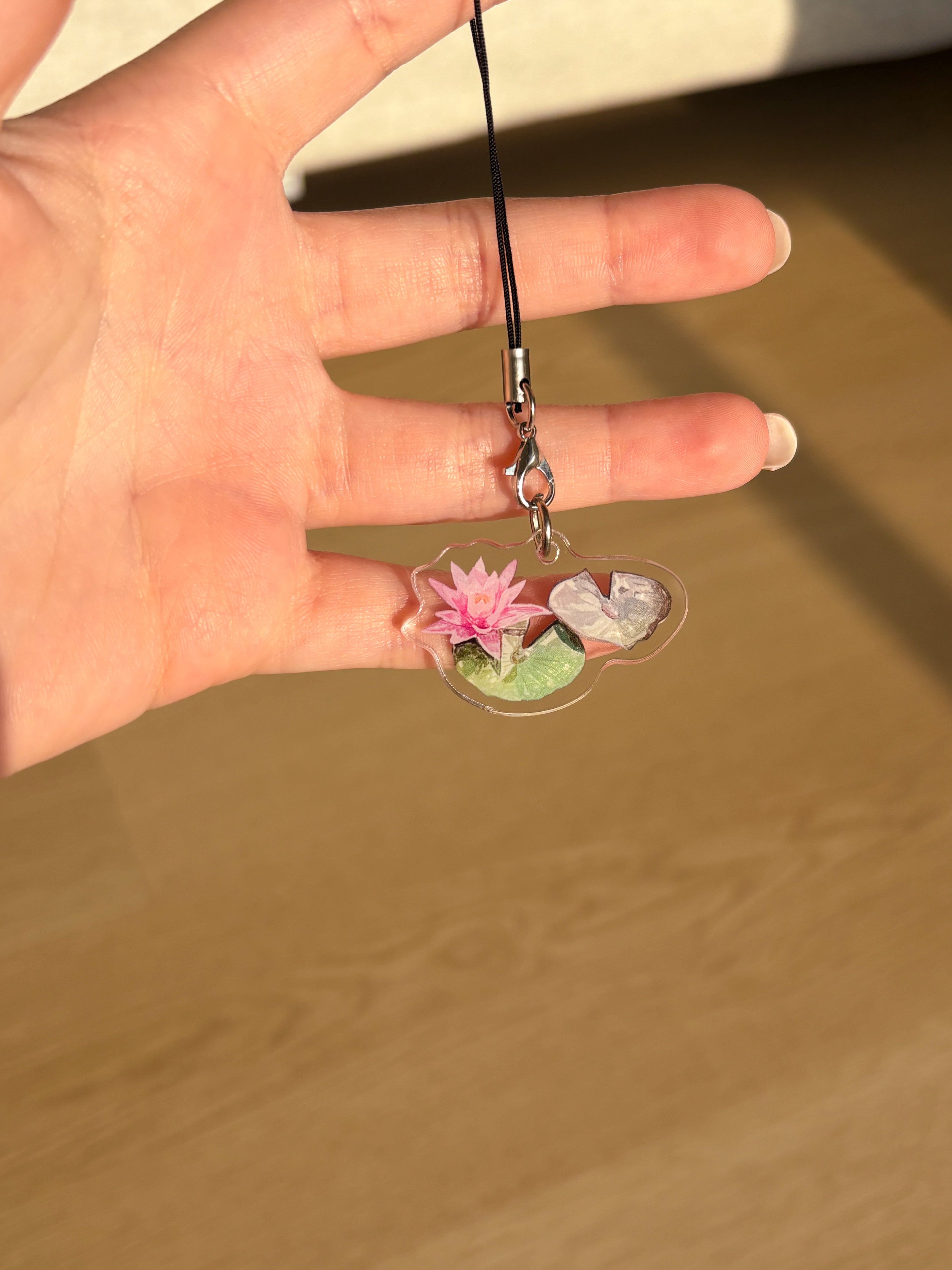 Lily Pad Acrylic Keychain
