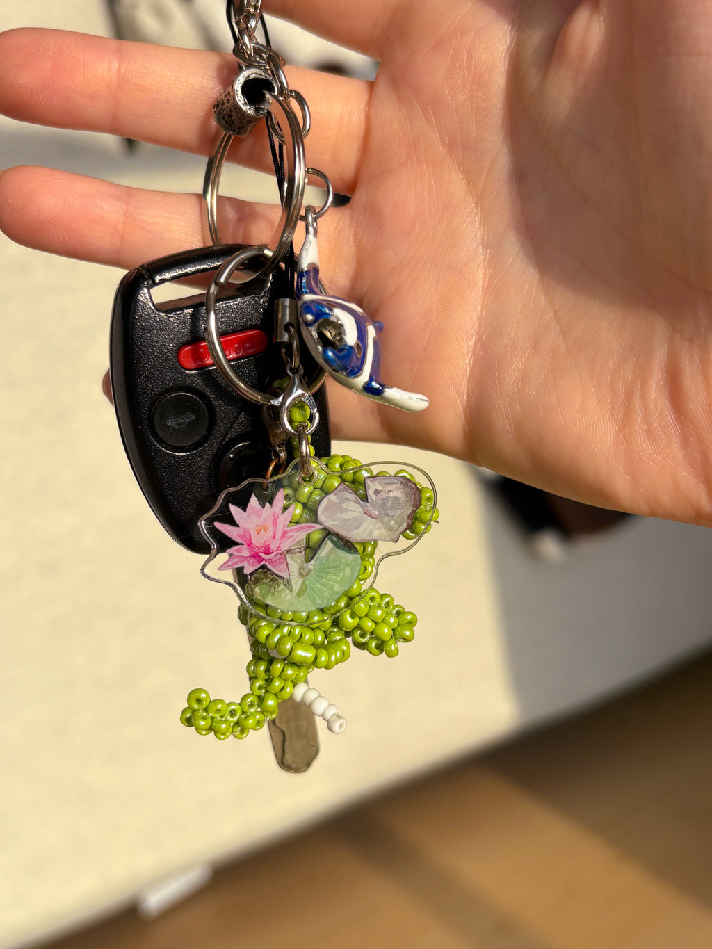 Lily Pad Acrylic Keychain