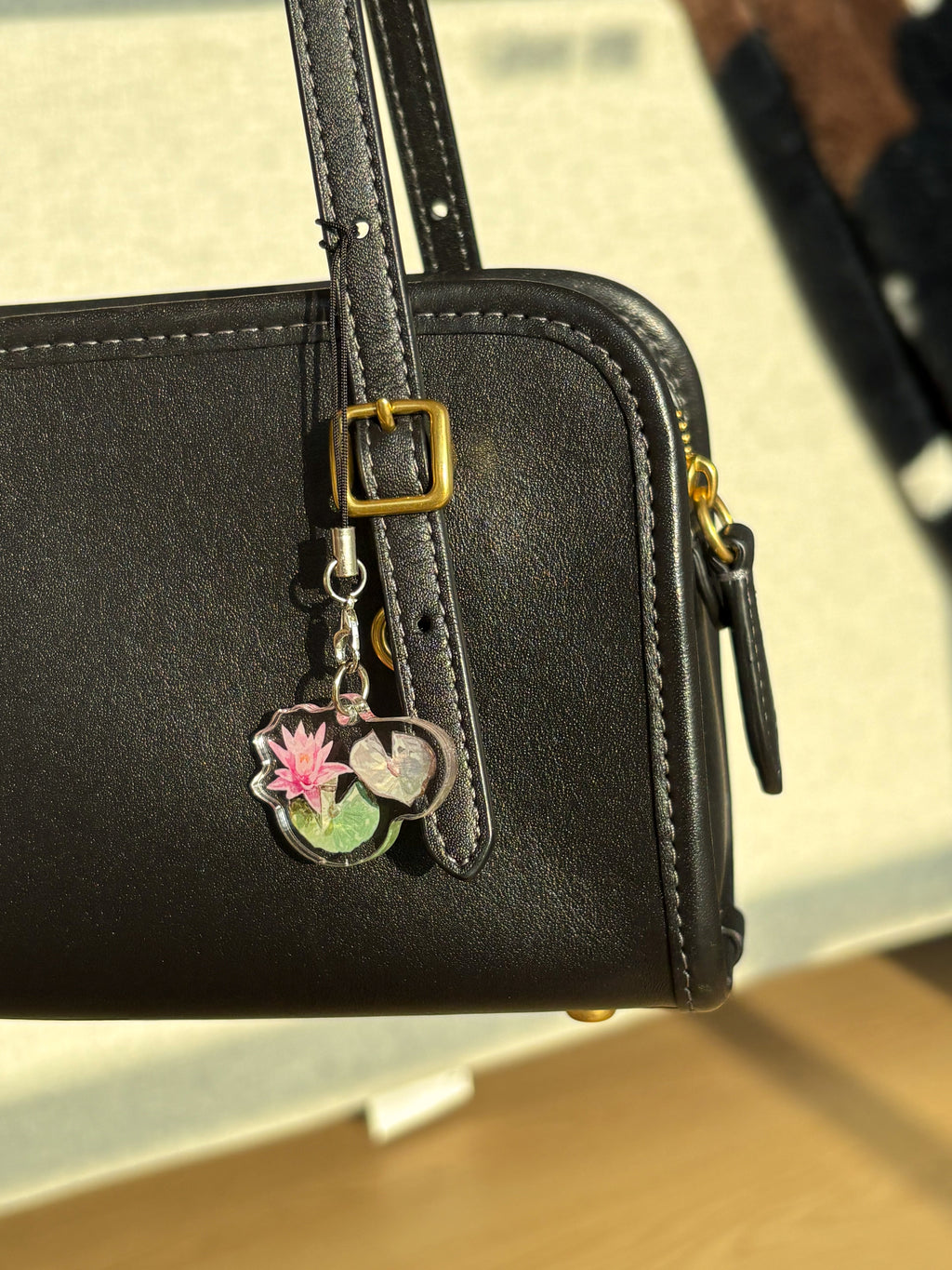Lily Pad Acrylic Keychain