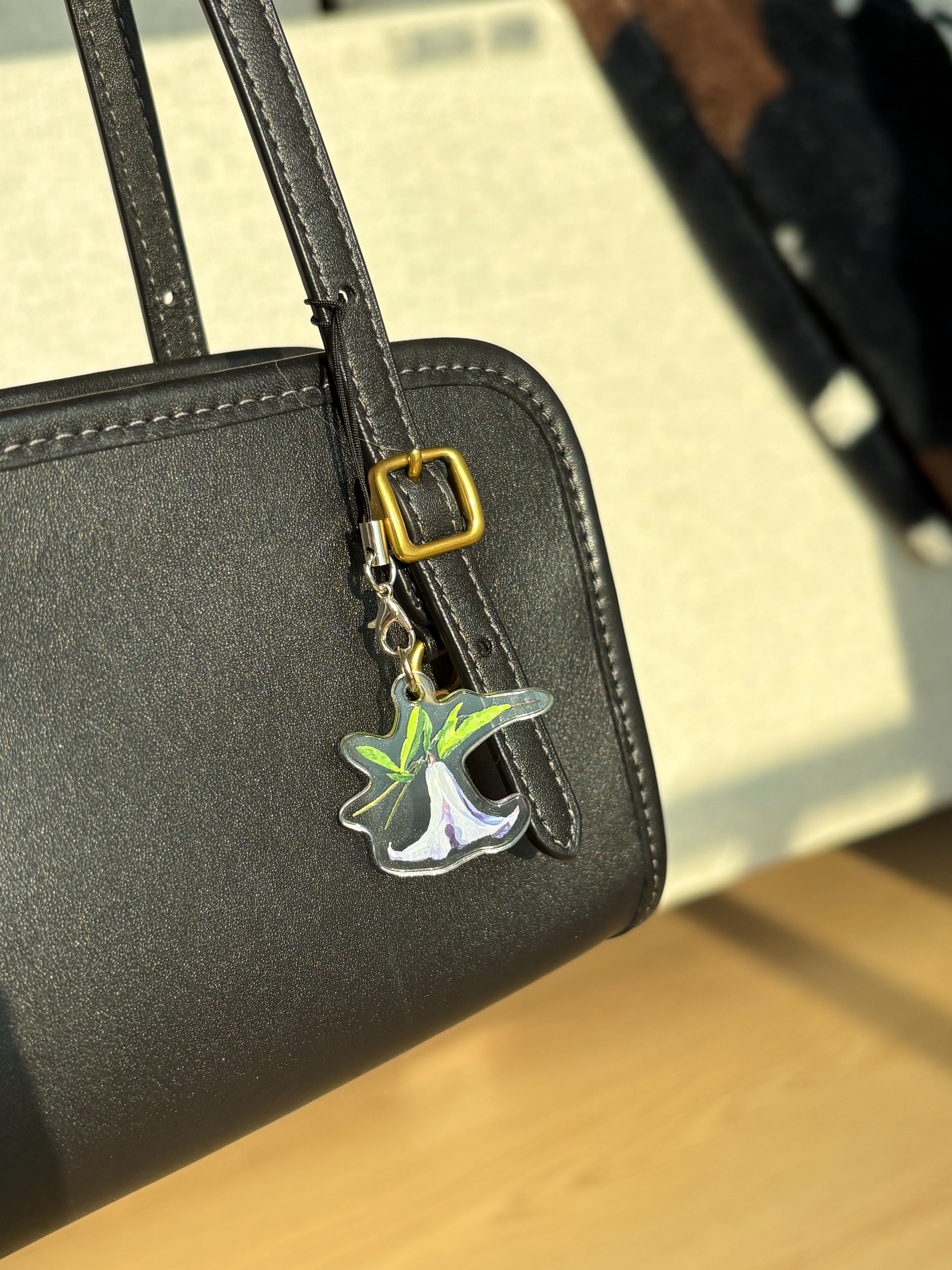 Clematis Acrylic Keychain