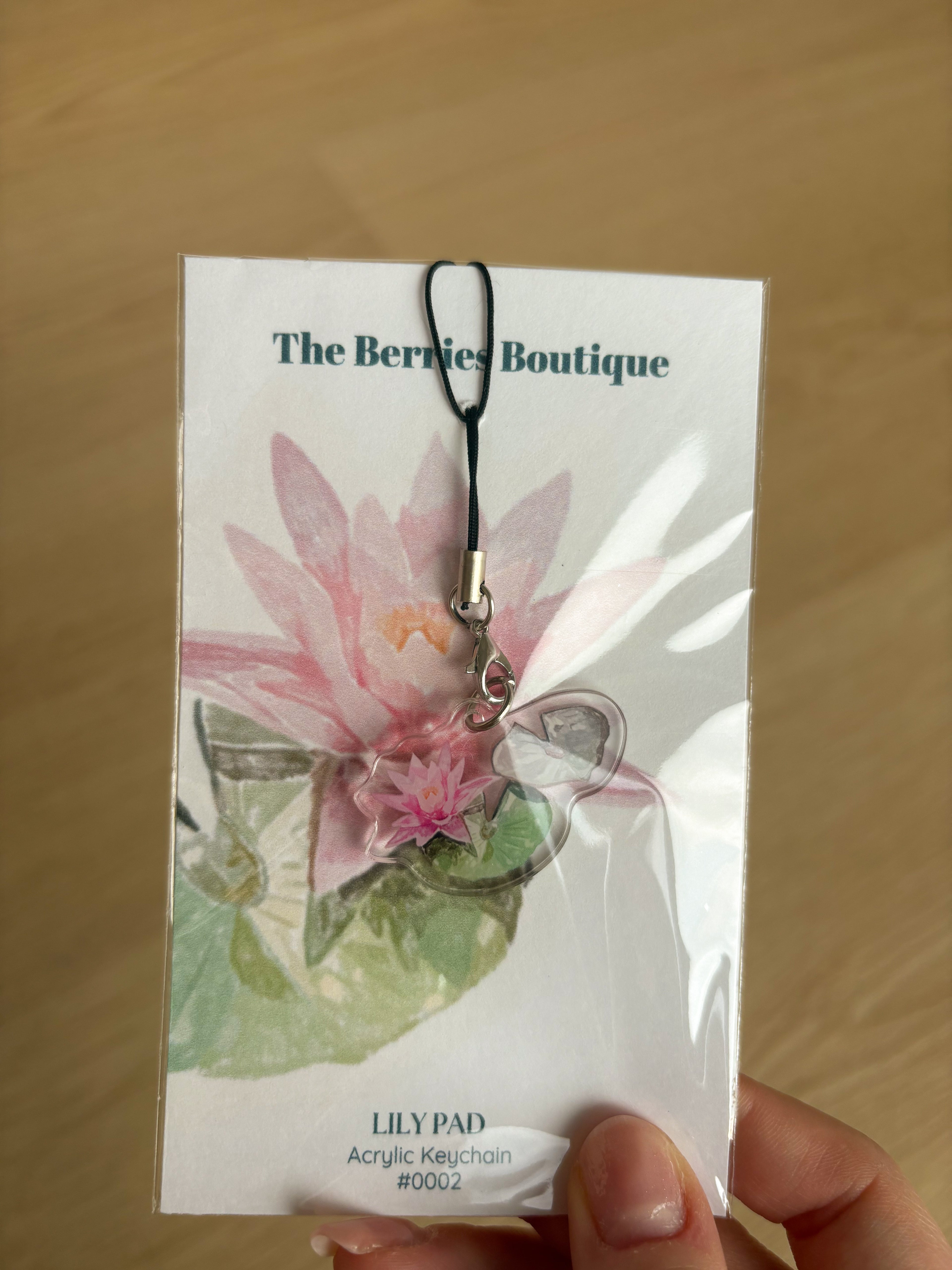 Lily Pad Acrylic Keychain