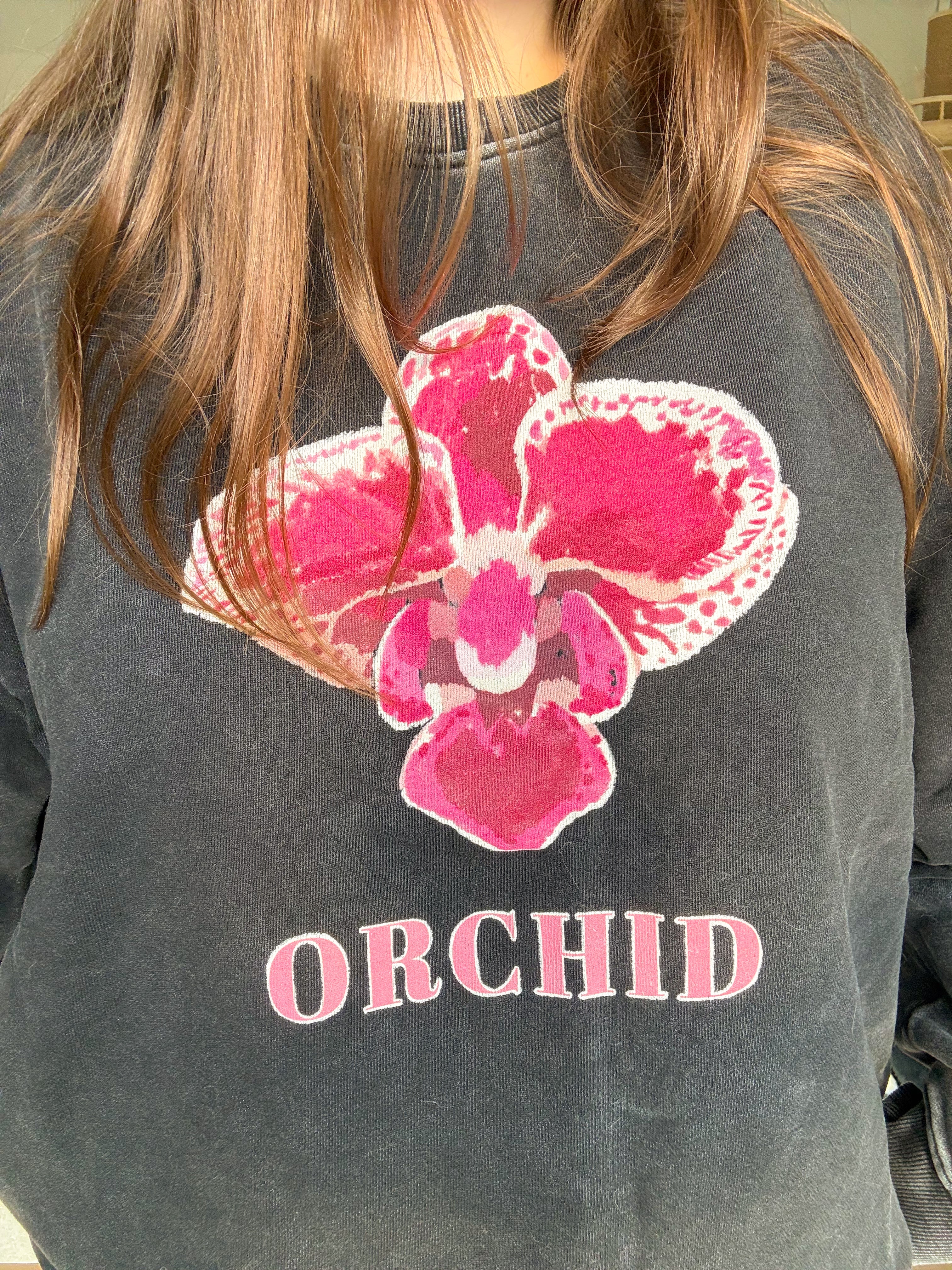 Dark Orchid Vintage Washed Oversized Cotton Sweatshirt - Unisex sizing