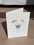 Gilbie "i got these for you..." Ivory Linen Textured Card