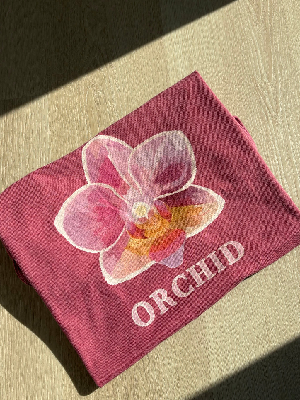 Orchid Vintage Washed Oversized Cotton Tee - Unisex sizing