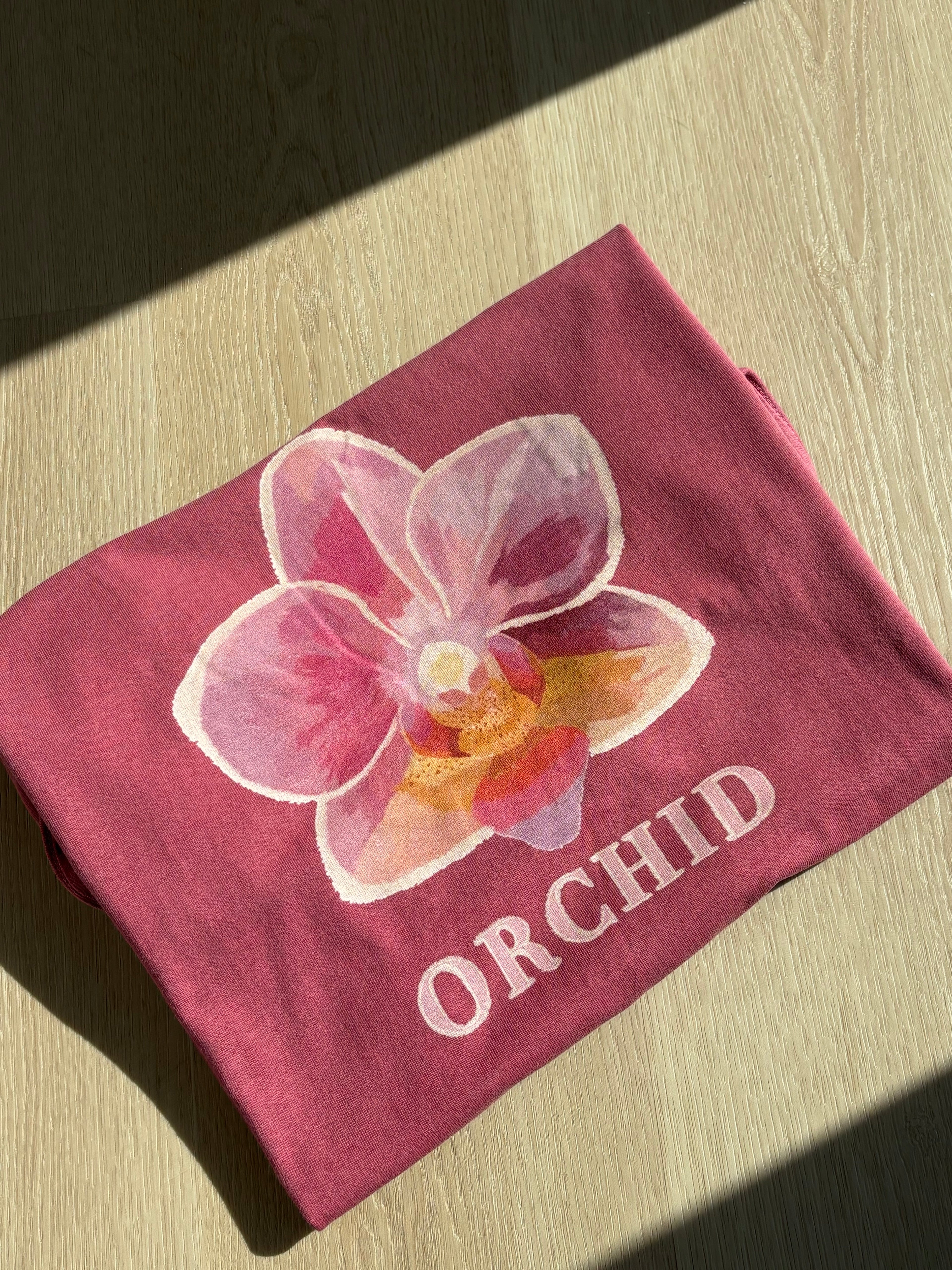 Orchid Vintage Washed Oversized Cotton Tee - Unisex sizing