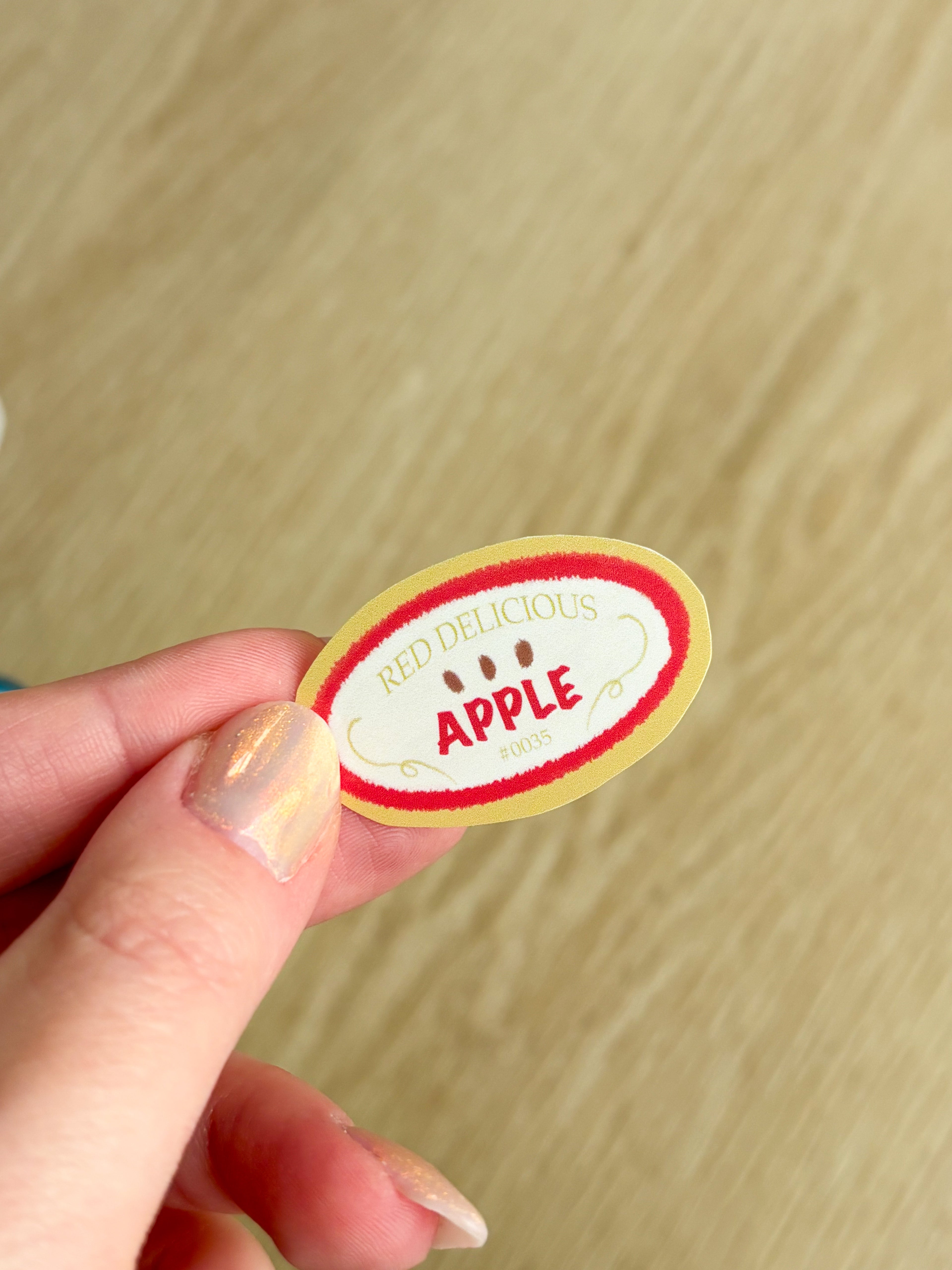 Produce Stickers Waterproof Die Cut Sticker Pack