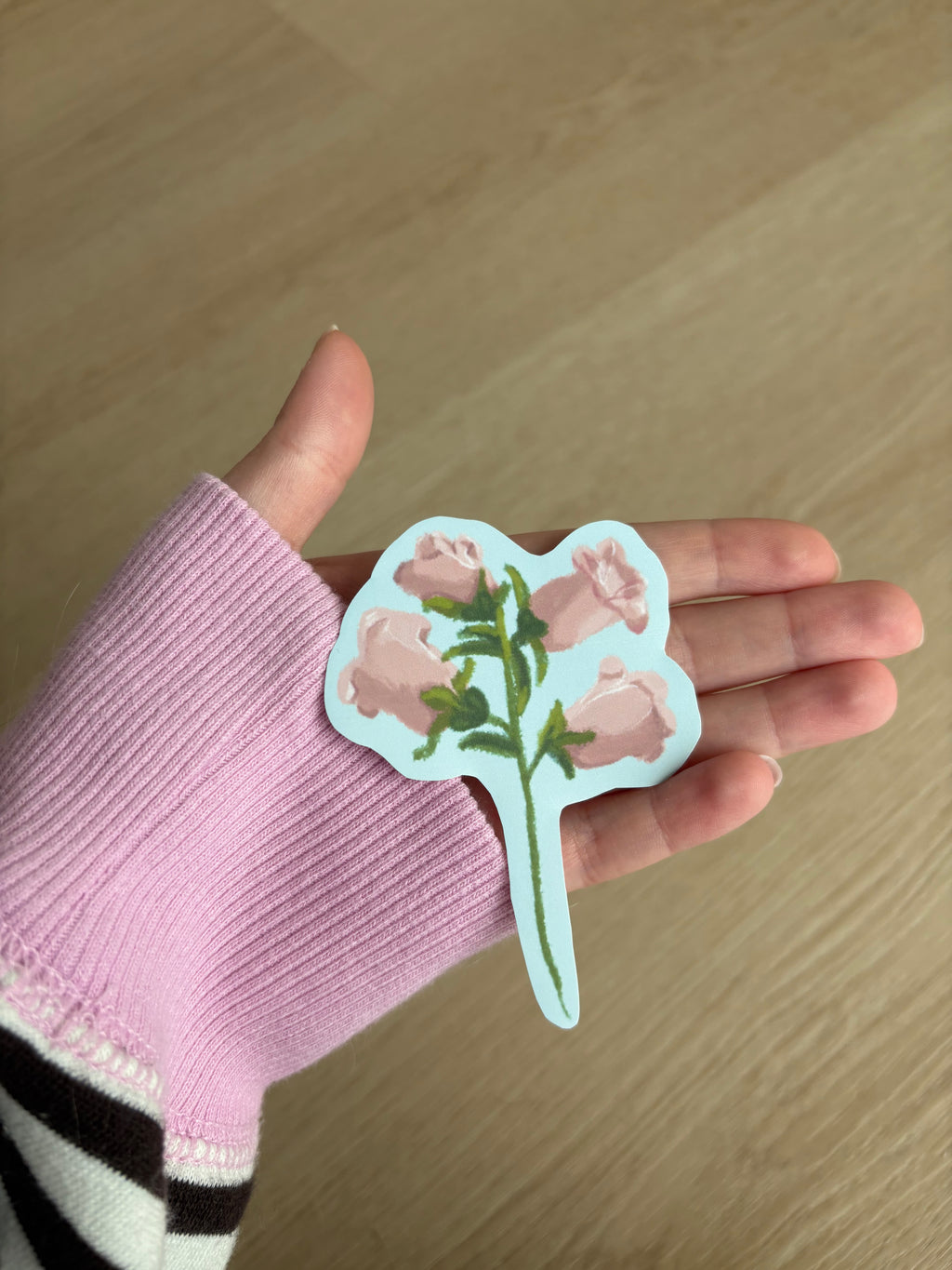 Canterbury Bells Waterproof Die Cut Sticker