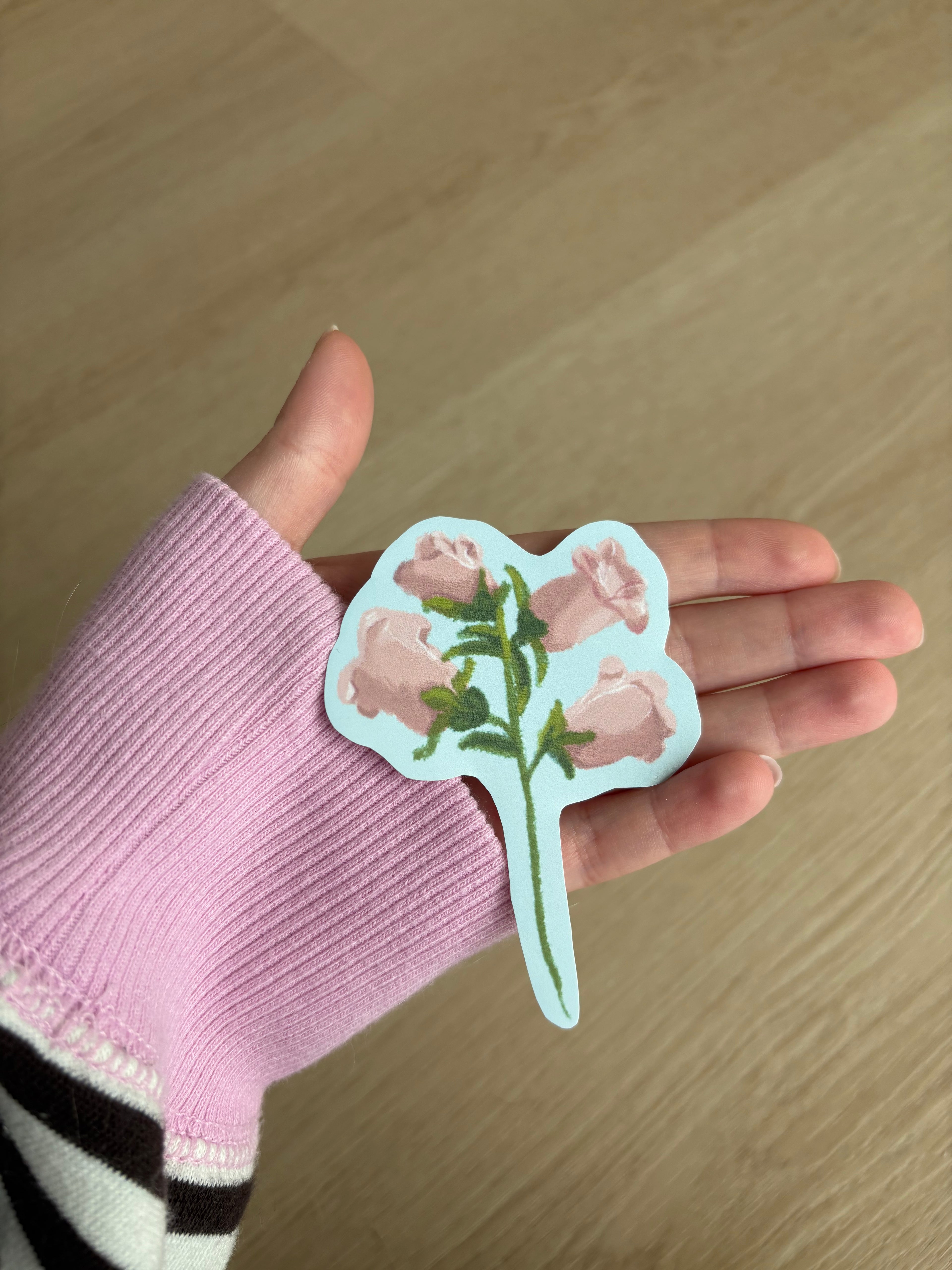 Canterbury Bells Waterproof Die Cut Sticker