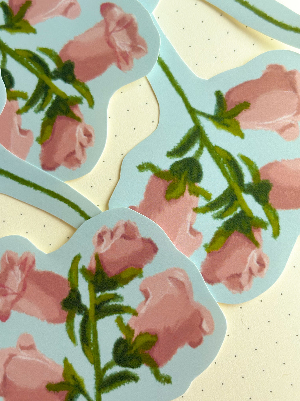 Canterbury Bells Waterproof Die Cut Sticker