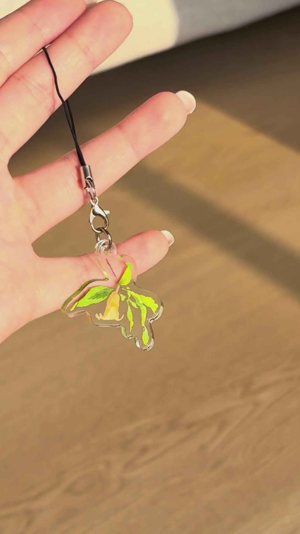 Pomegranate Acrylic Keychain