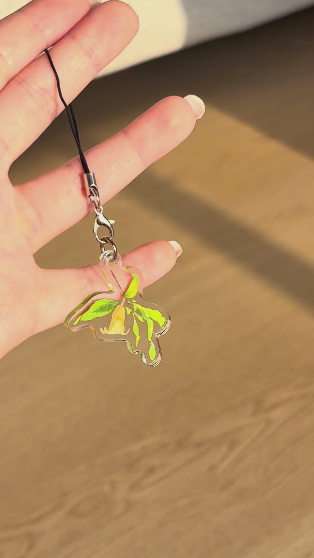 Pomegranate Acrylic Keychain