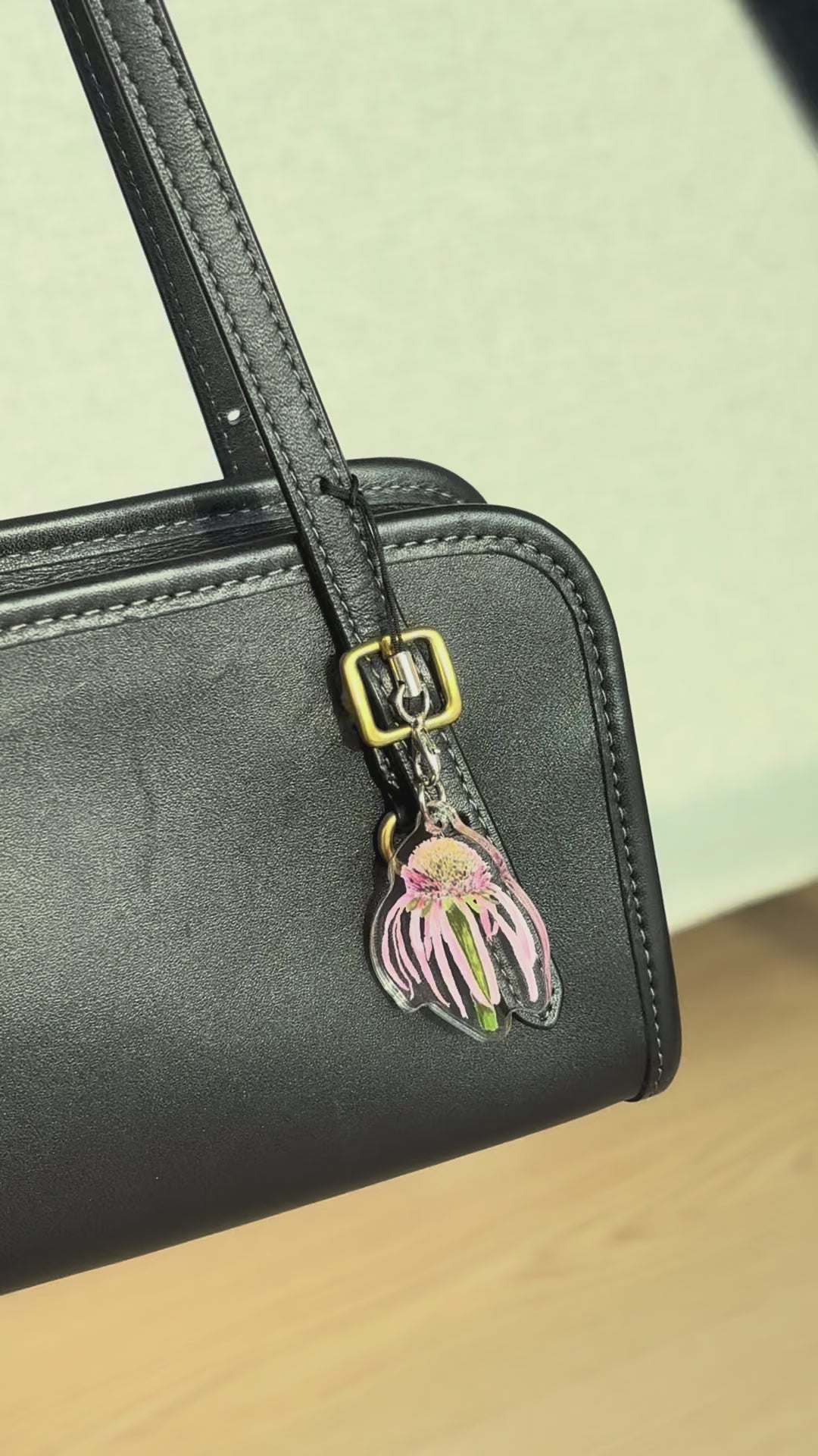 Coneflower Acrylic Keychain