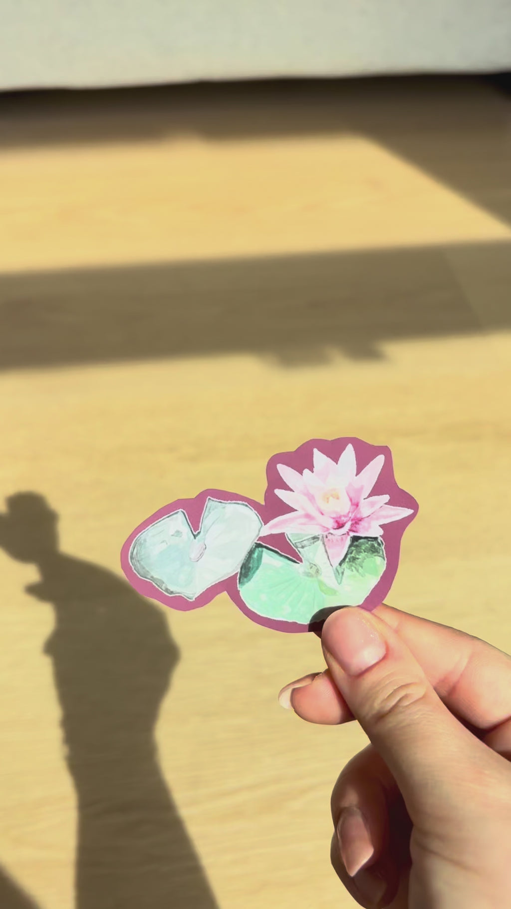 Lily Pad Waterproof Die Cut Sticker