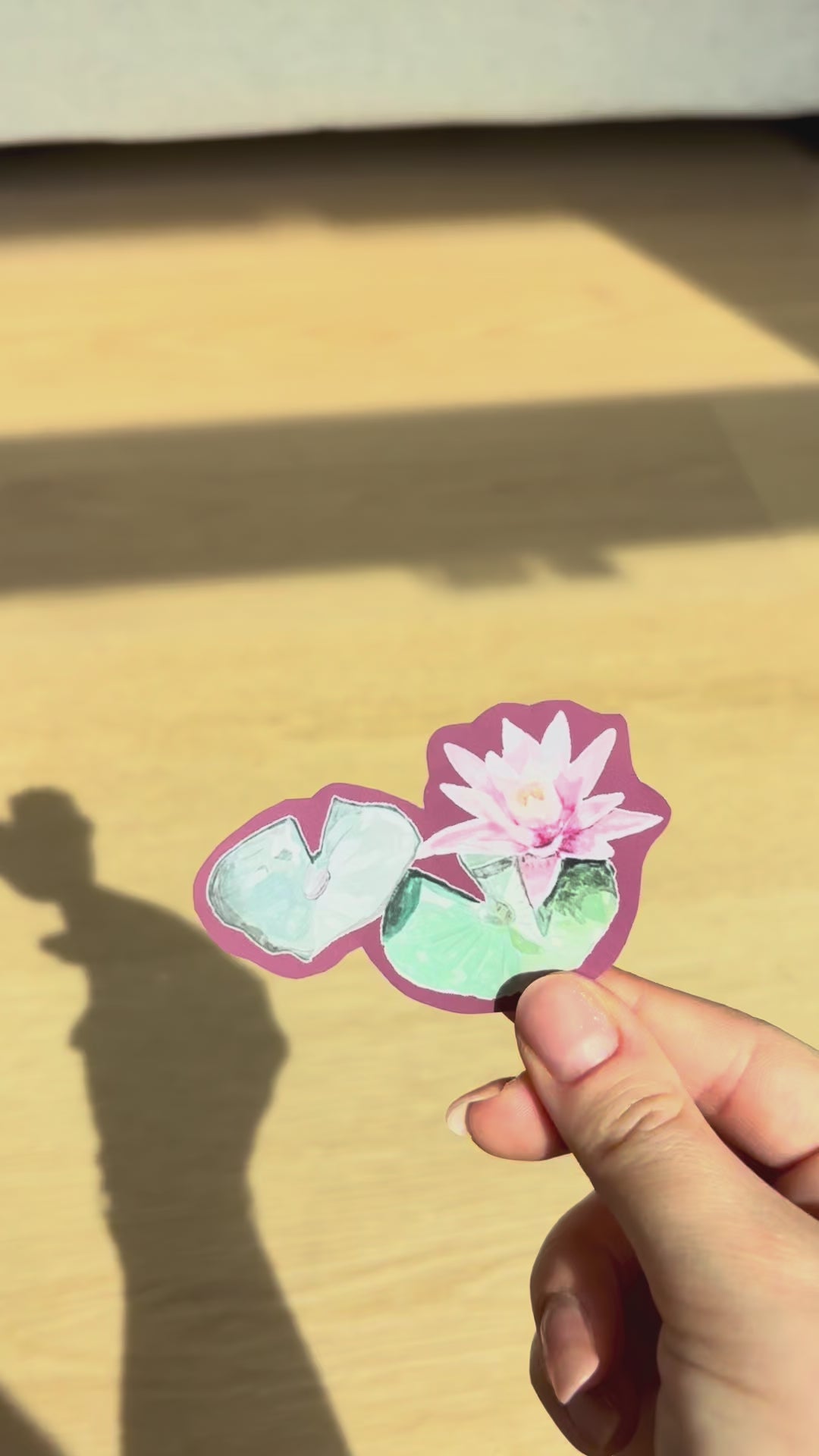 Lily Pad Waterproof Die Cut Sticker