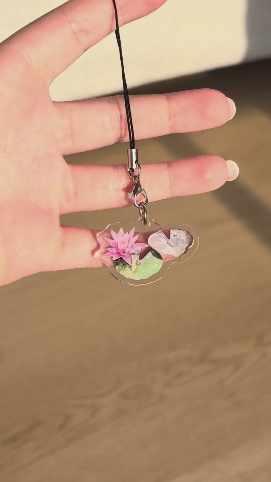 Lily Pad Acrylic Keychain